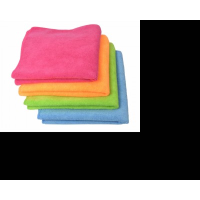 50 Pack Hot Sale Multicoloured Microfiber Cleaning Cloth Set For Kitchen Dish Cleaning